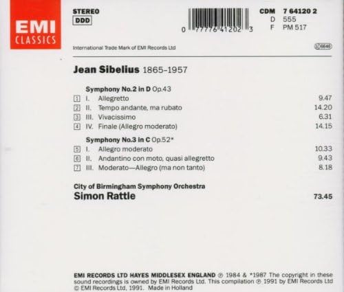 Sibelius: Symphonies Nos. 2 & 3