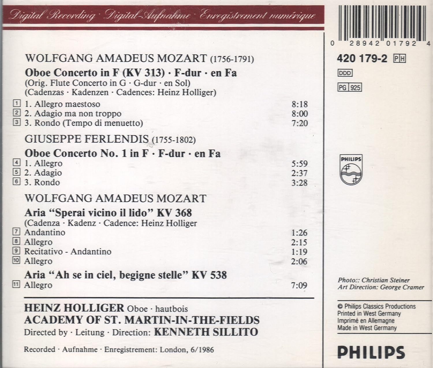 Oboe Concerti