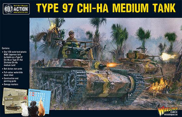 Warlord Games, Bolt Action: Chi-Ha Japanese Tank, Wargaming Miniatures