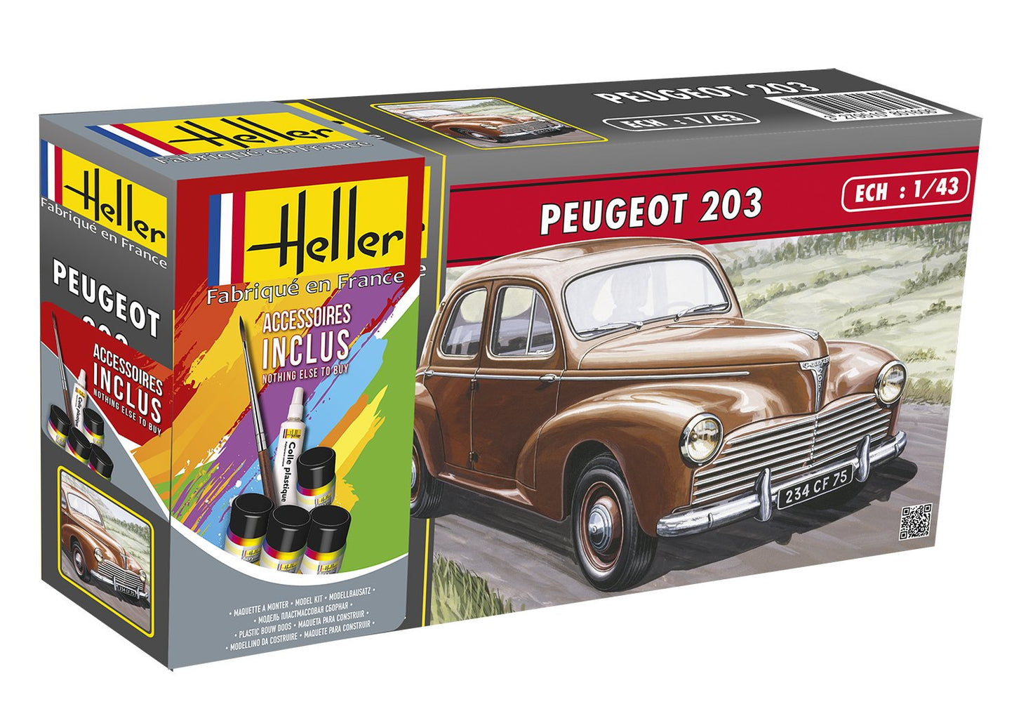 Heller HEL56160 Model Kit, Various