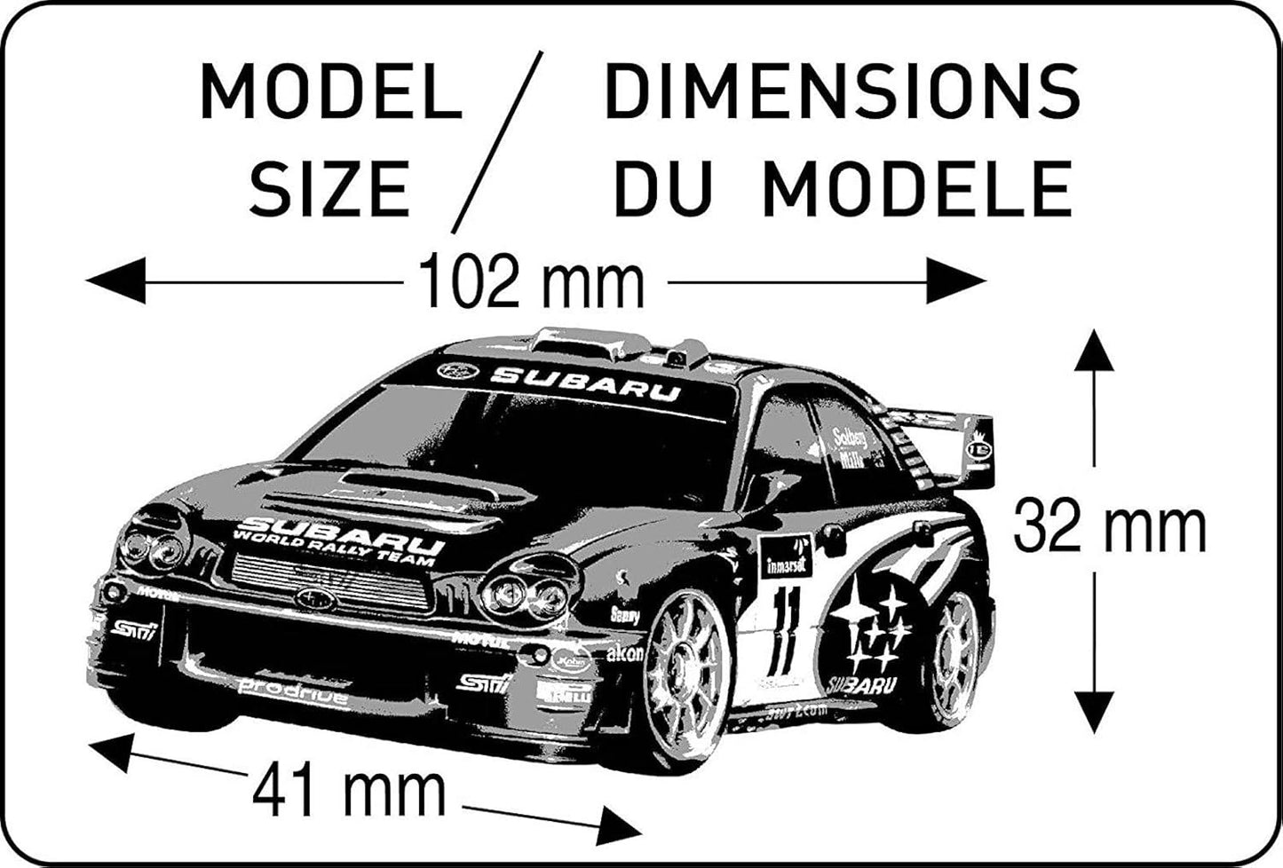 Heller HEL80199 Subaru 1:43 Imprezza WRC 02