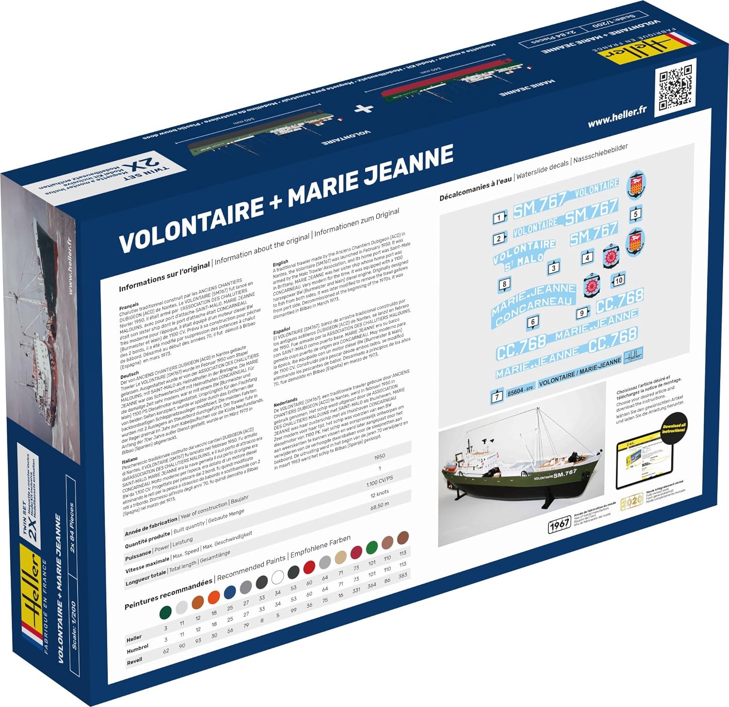 Heller HEL85604 Plastic Model kit, Various