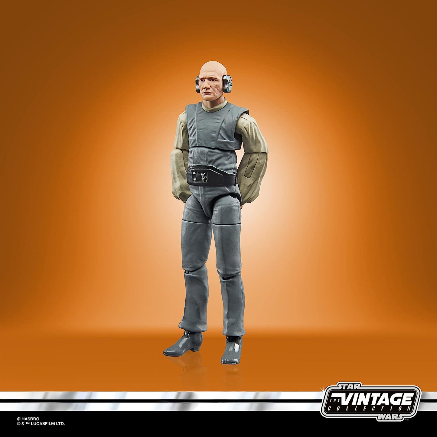 Star Wars Hasbro The Vintage Collection Lobot Toy, 9.5cm Scale The Empire Strikes Back Figure for Ages 4 and Up