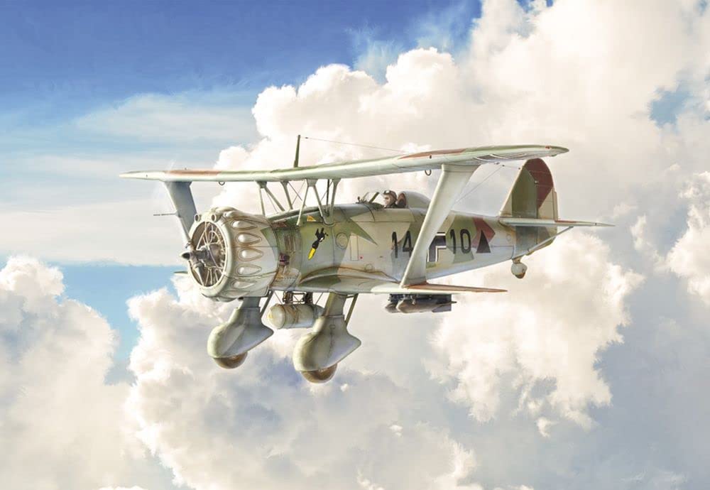 Italeri 2819S - 1:48 Henschel HS 123, maqueta, Juego de construcción, maqueta Libre, Bricolaje, Hobby, encolado, Kit de plástico, precisión de Detalles