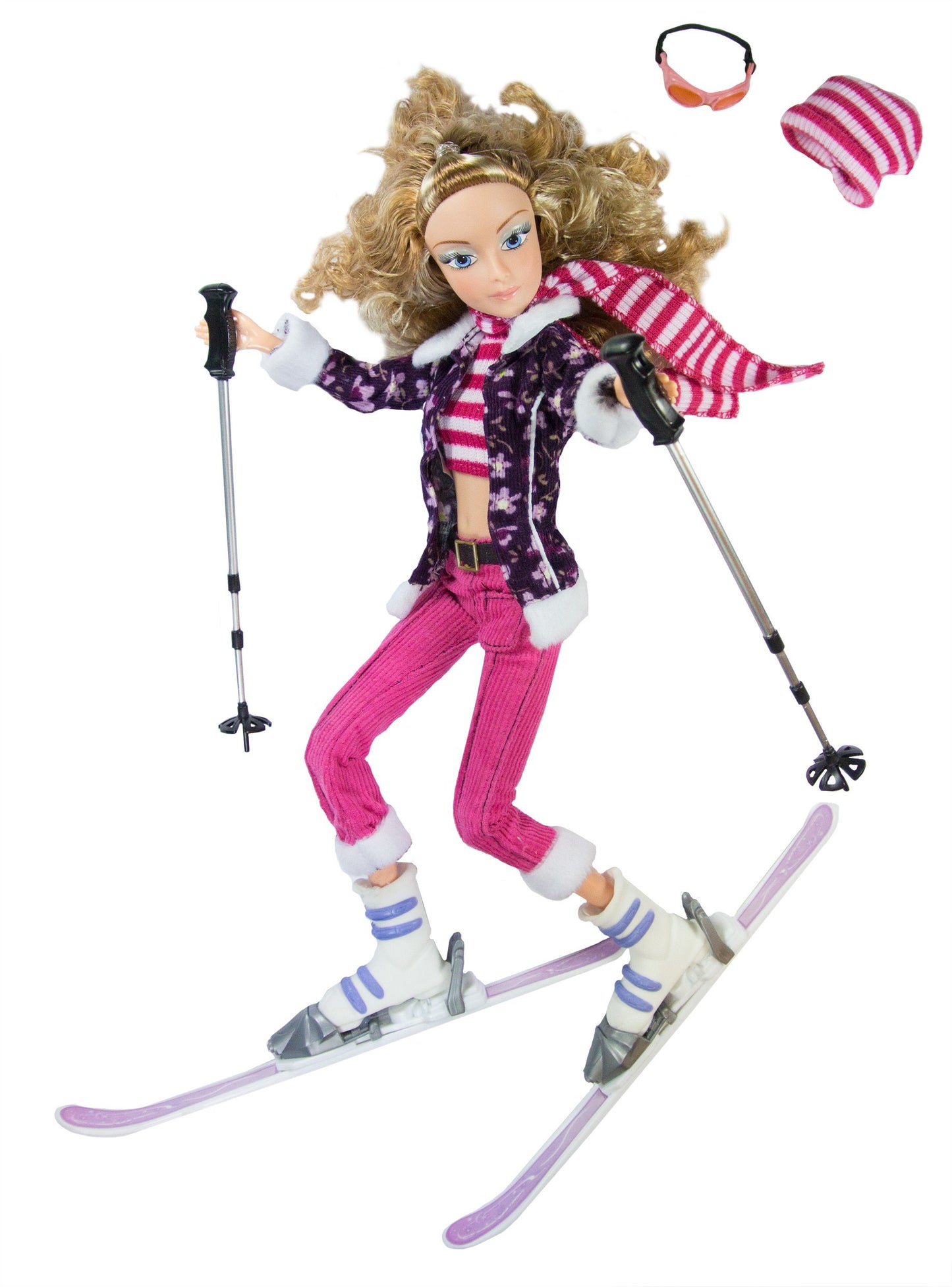 Jaegerndorfer JaegerndorferJC10018 Stylish Winter Doll, 28 cm, Multi-Color