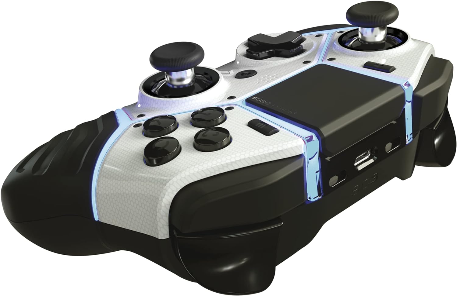 Gioteck - Manette sans fil premium bluetooth SC-3 Noir pour PS4 et PC