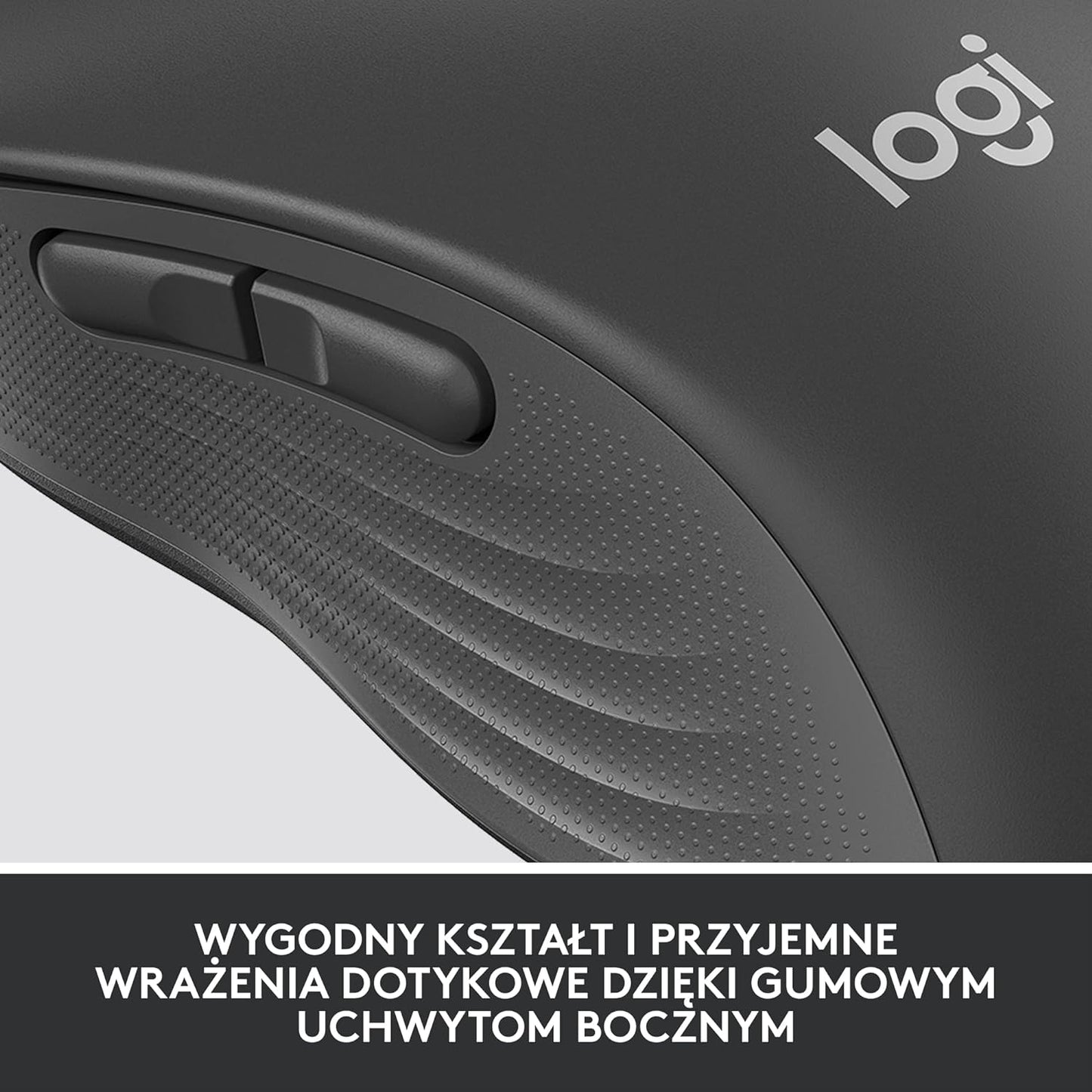 Logitech Signature M650 L Full Size Wireless Mouse - For Large Sized Hands, 2-Year Battery, Silent Clicks, Customisable Side Buttons, Bluetooth, for PC/Mac/Multi-Device/Chromebook - Grey