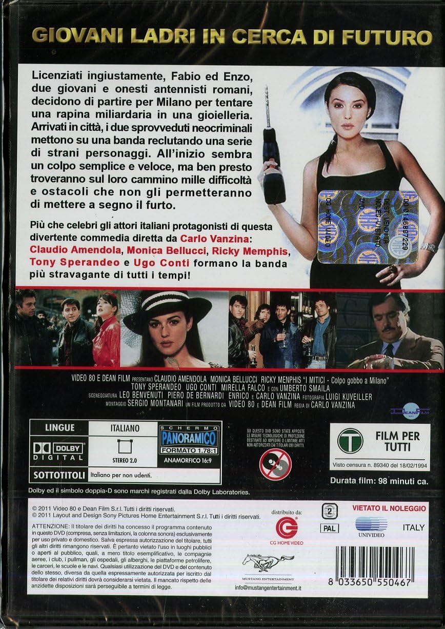 i mitici colpo gobbo a milano dvd Italian Import