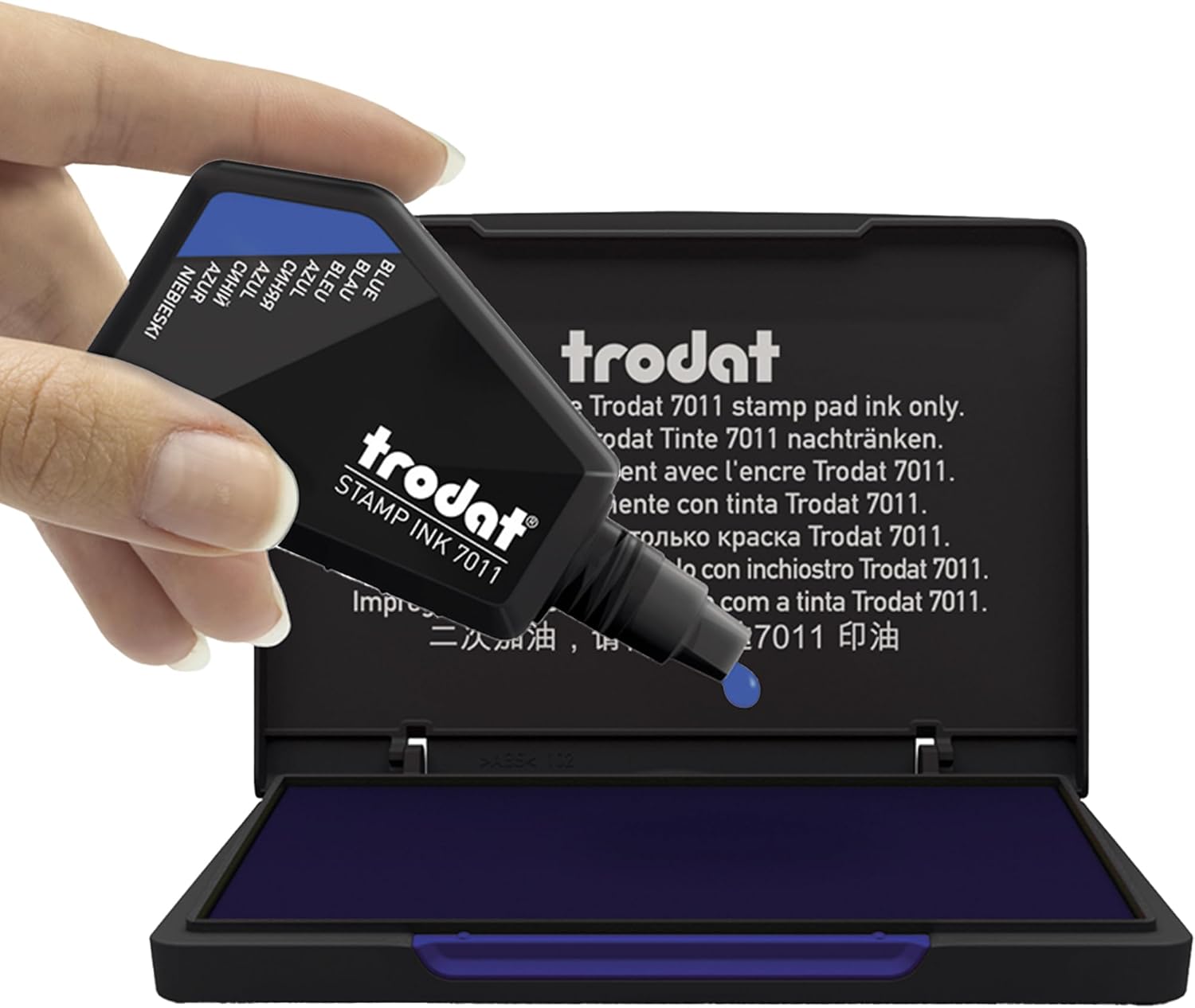 Trodat 9051 Hand Stamp Pad, 90 x 50 mm