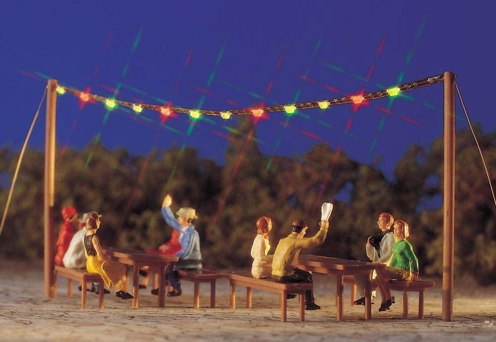 Busch 5408 Summer Night Party Set HO Scenery Scale Model Scenery
