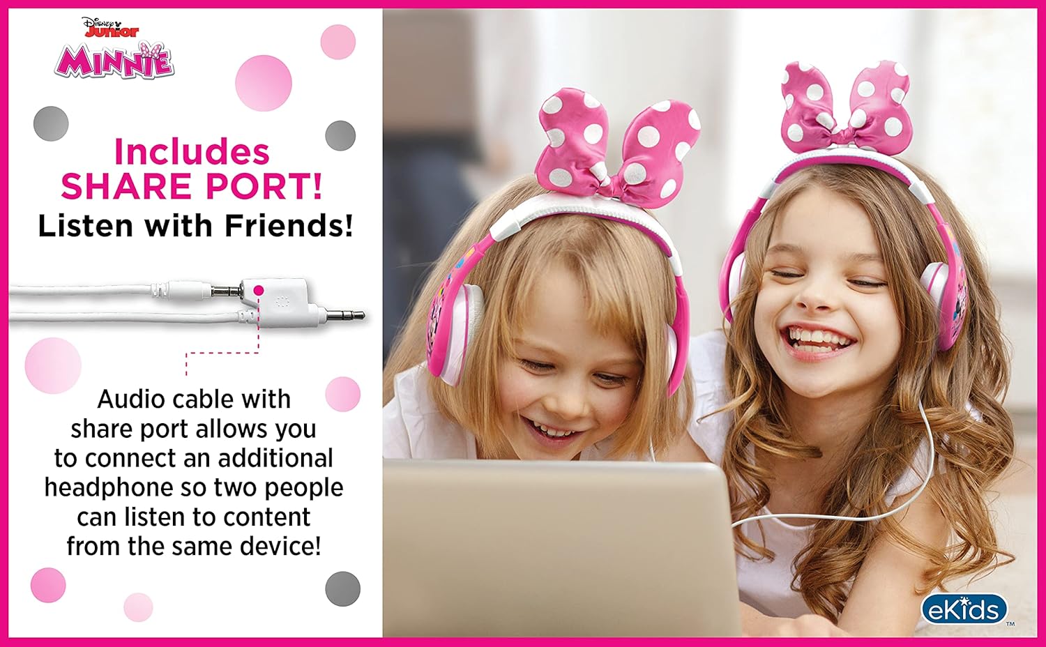 Ekids - Headphones For Kids With Volume Control To Protect Hearing