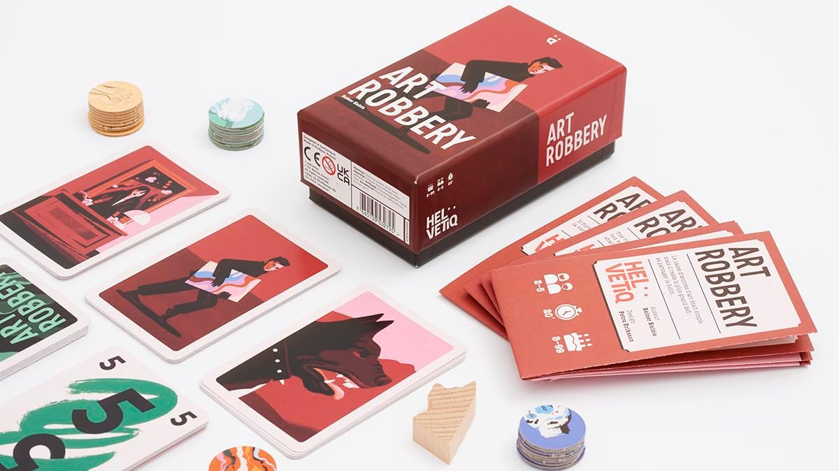 Helvetiq ART_ROB Board Game, Purple Rapina d'arte