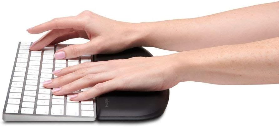 Kensington ErgoSoft Wrist Rest Support for Slim, Compact Keyboard - Ideal for Home Office, Ergonomist Approved - Professional design for function and Use with MacBook, iMac, Surface, Desktop;