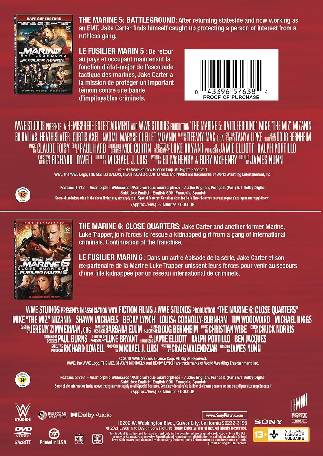 Marine 5: Battleground / Marine 6: Close Quarters