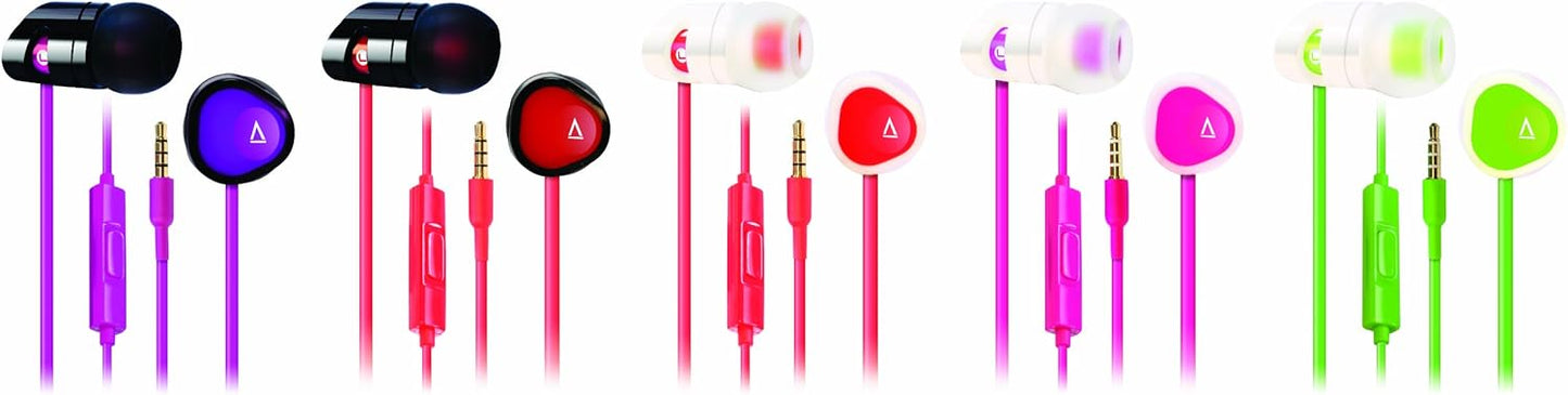 Creative MA200 Noise-isolating in-ear Headset with in-line Mic for Apple, Android and other Devices