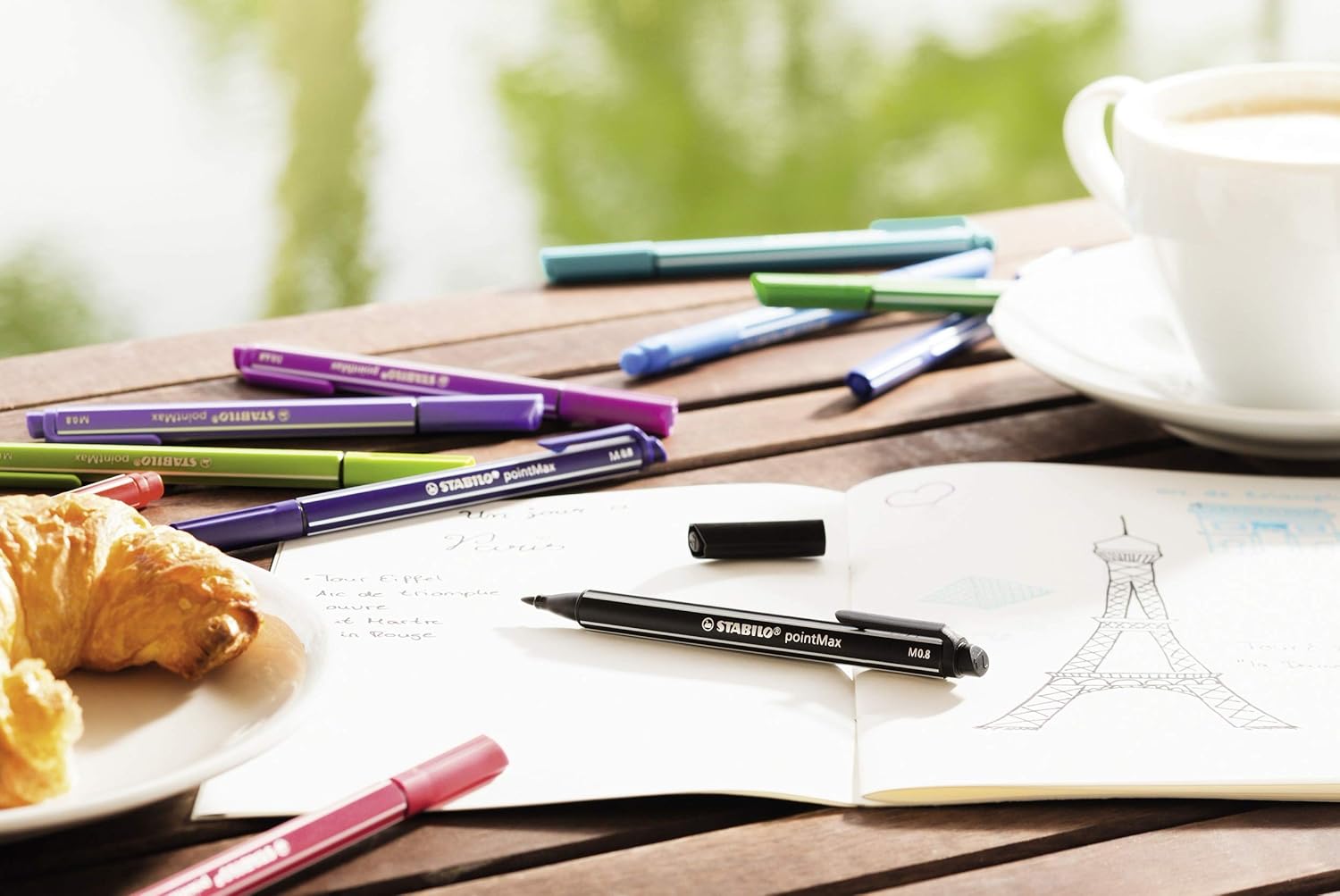 Nylon Tip Writing Pen - STABILO pointMax - Wallet of 15