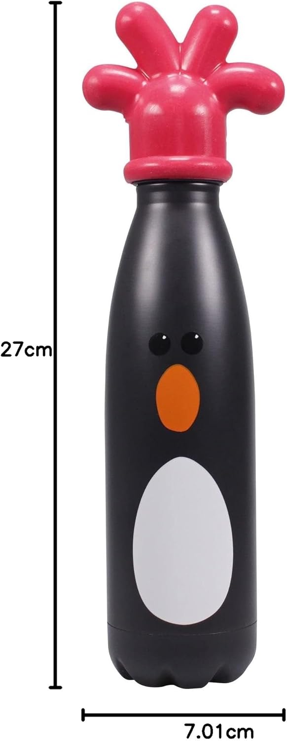 Half Moon Bay Water Bottle (Metal) - Wallace & Gromit (Feathers McGraw), WTRBAA02, 500ml.