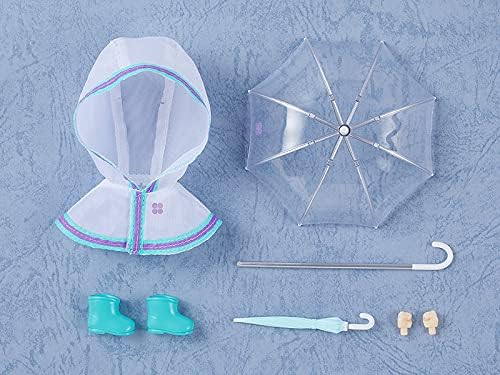 Original Character Good Smile Company Parts for Nendoroid Doll Figures Outfit Set Rain Poncho - WHI