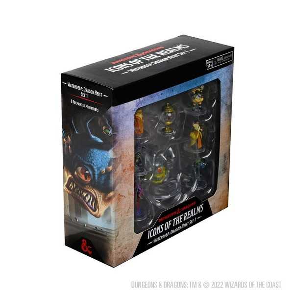 WizKids Dungeons and Dragons Icons of the Realms - Waterdeep, Dragon Heist Box Set 1, DnD Miniatures