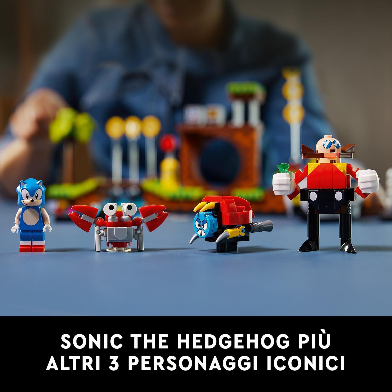 LEGO Ideas Sonic the Hedgehog – Green Hill Zone 21331 Building Kit; Nostalgia Gift for Yourself, Any Millennial Sonic the Hedgehog Fan or Lover of 1990s Computer Game Memorabilia (1,125 Pieces