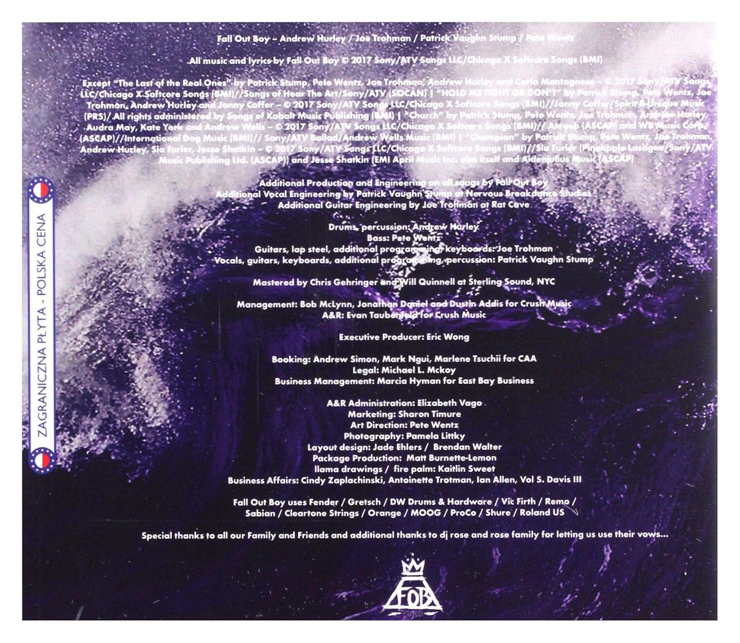 Fall Out Boy Mania Cd (Full Length