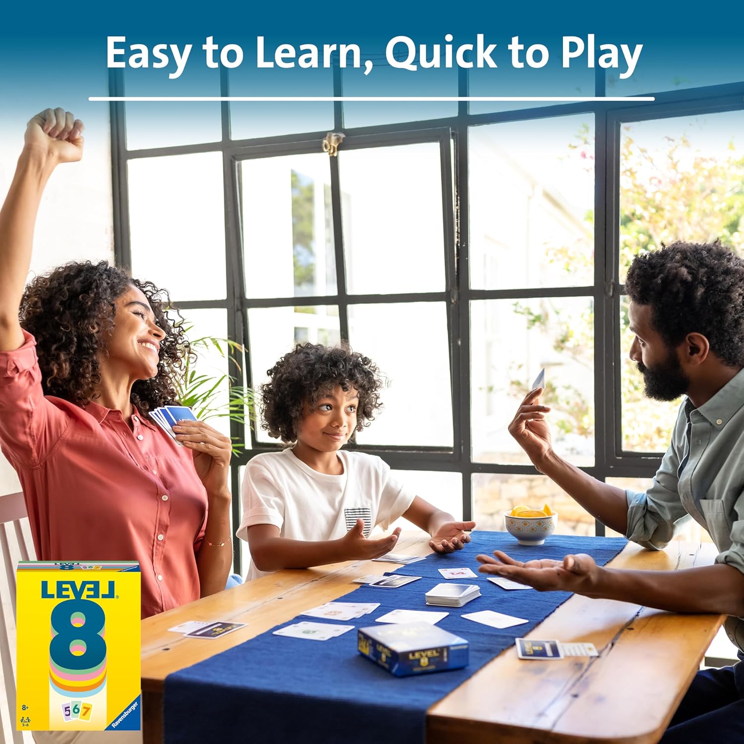 Ravensburger 20865 - Level 8, The Popular Card Game for 2-6 Players from 8 Years/Family Game/Travel Game