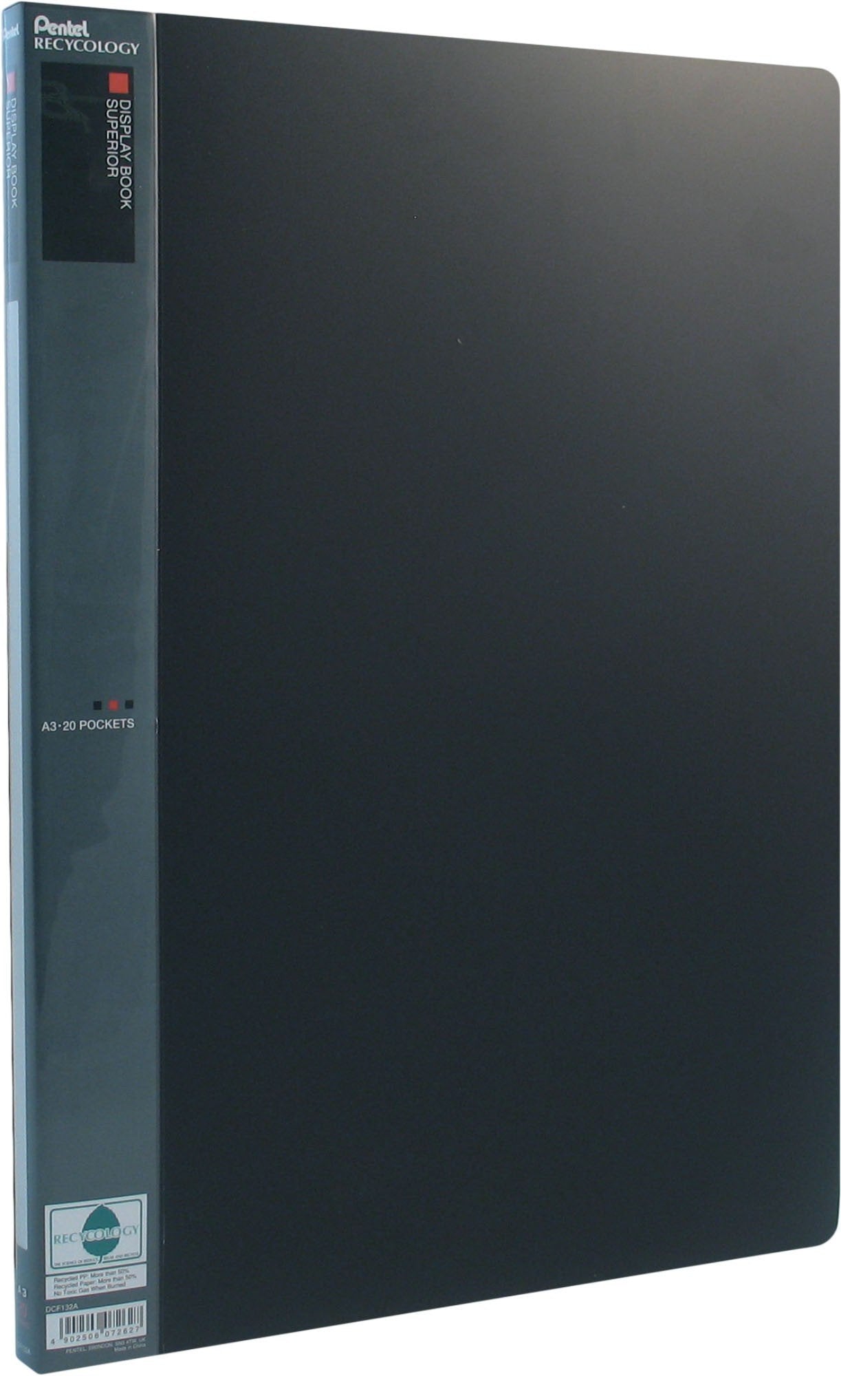 Pentel DCF132A A3 Superior 20-Pocket Display Book - Black