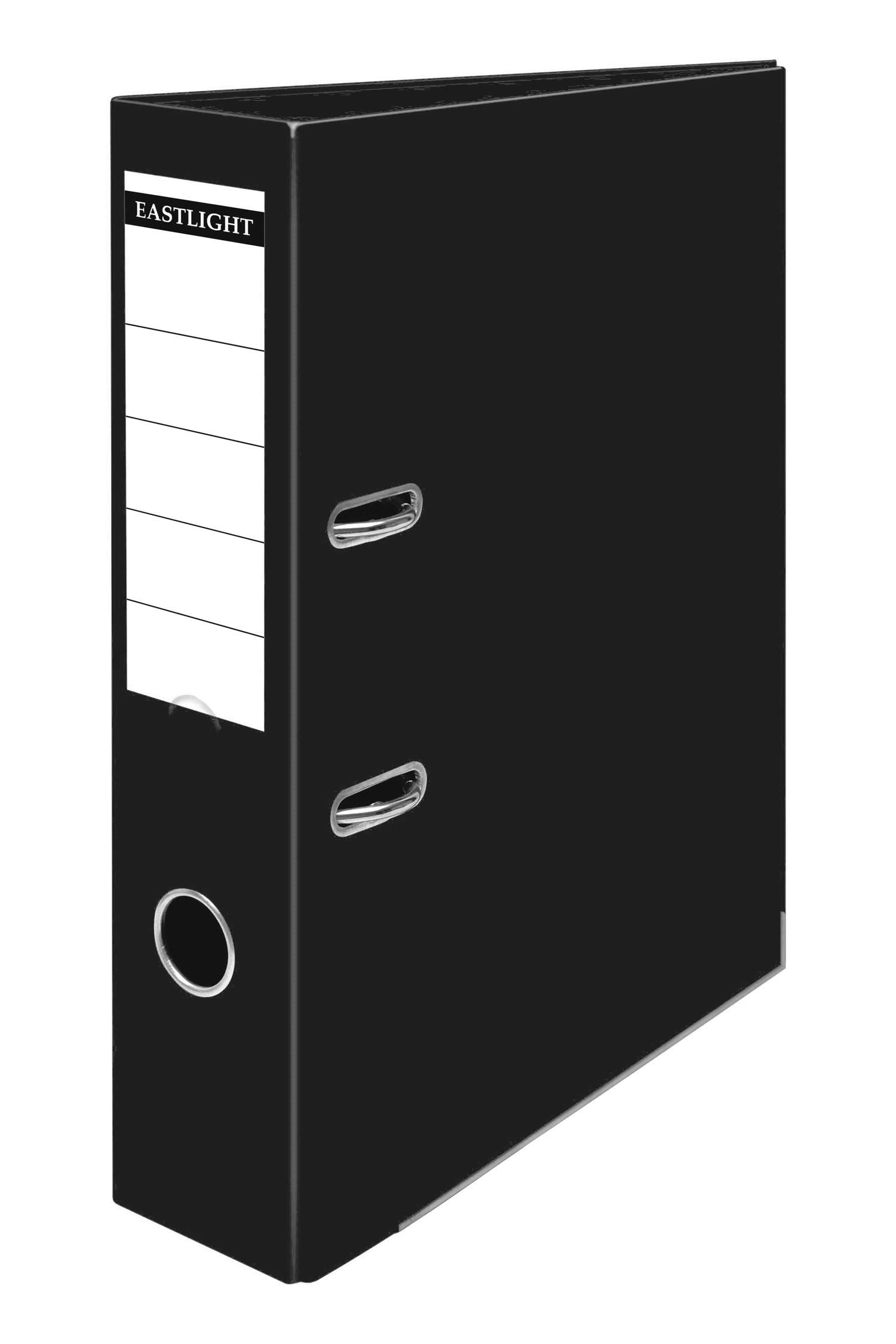 Plastoreg Lever Arch File, A4, 70mm Spine Width, Black