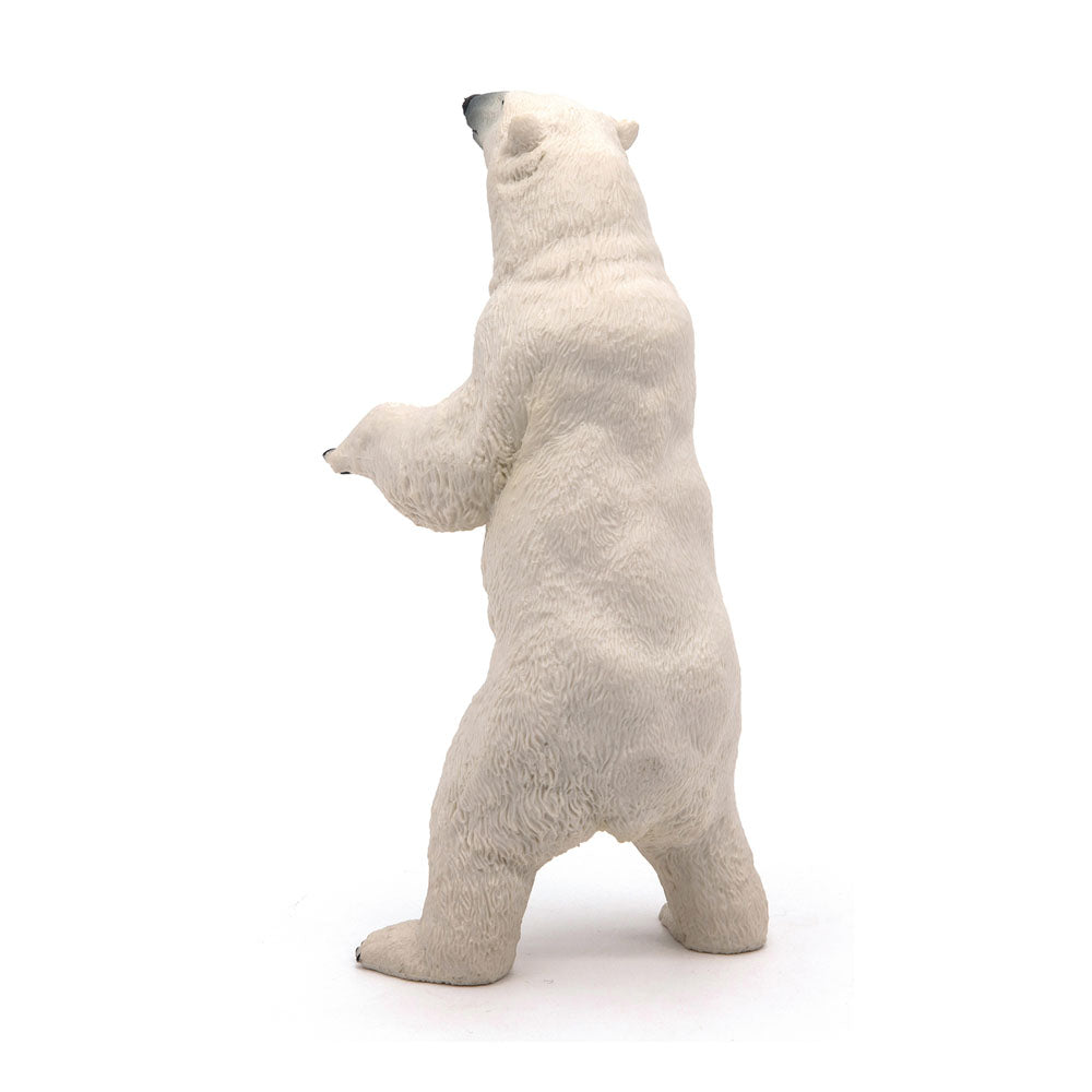 PAPO Wild Animal Kingdom Standing Polar Bear Toy Figure, White (50172)