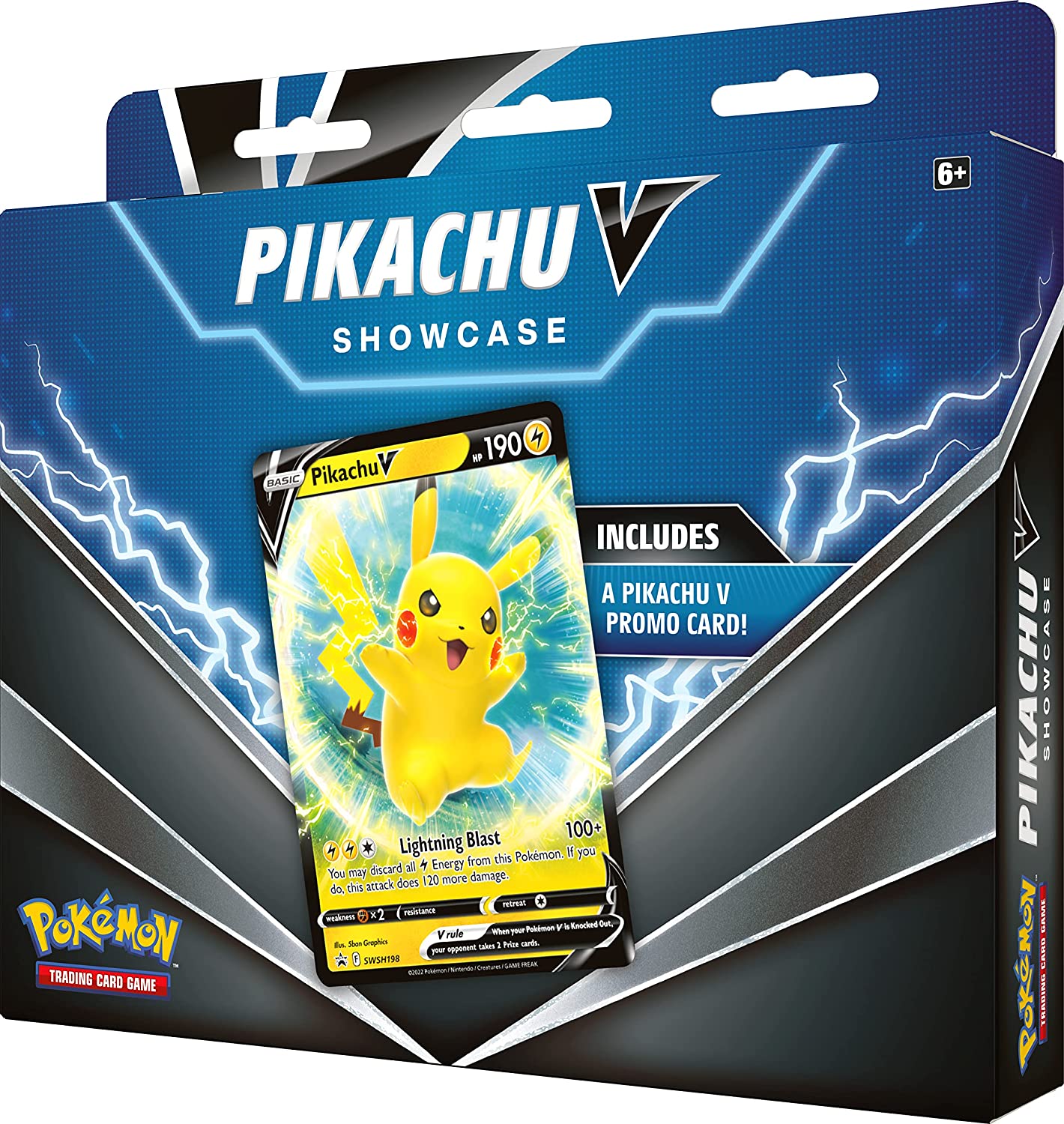 Pokémon TCG: Pikachu V Showcase Box (1 Foil Promo Card & 3 Booster Packs) & TCG: Boltund V Showcase Box (1 Foil Promo Card & 3 Booster Packs) + TCG: Boltund V Showcase Box