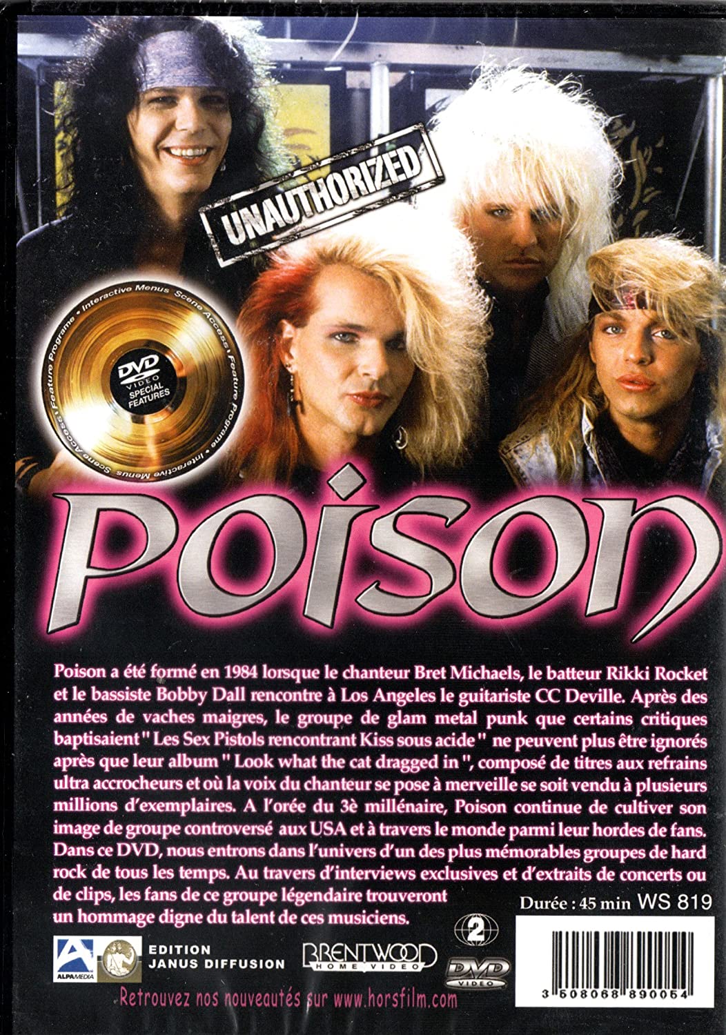 DVD POISON - NOTHING