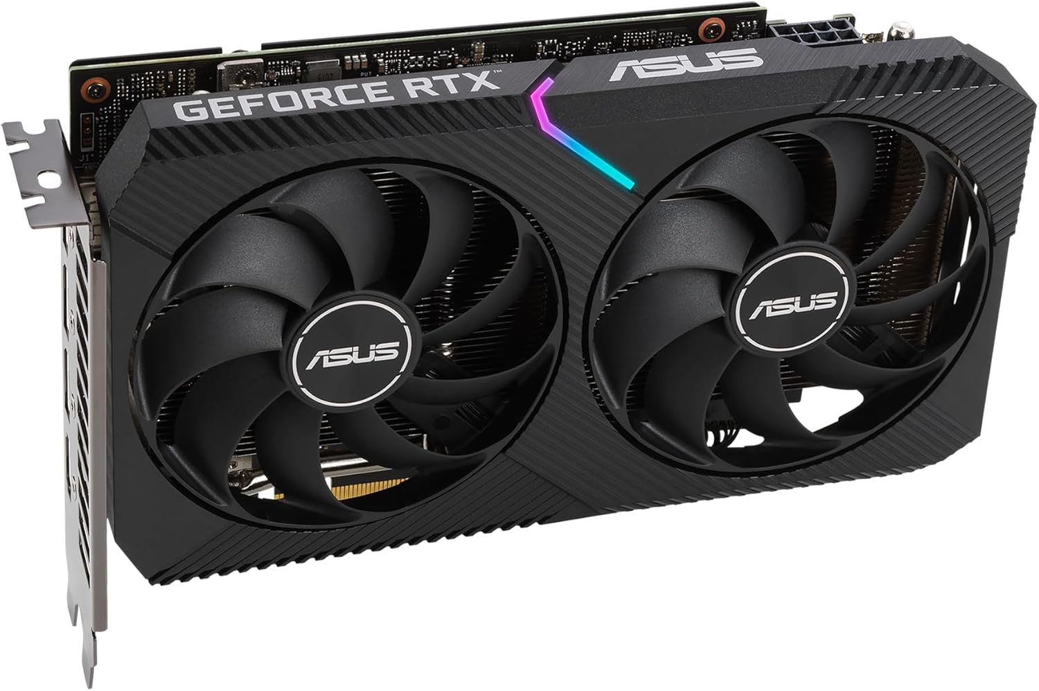ASUS Dual NVIDIA GeForce RTX 3060 V2 OC Edition 12GB GDDR6 Gaming Graphics Card, PCIe 4.0, 12GB GDDR6 memory, HDMI 2.1, DisplayPort 1.4a, 2-slot design, Axial-tech fan design, 0dB technology, and more