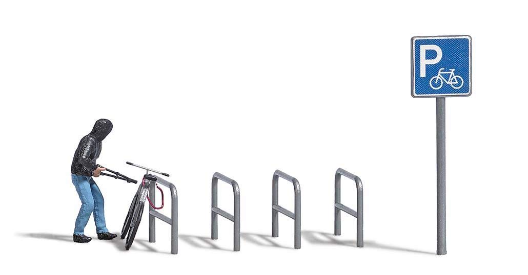 Busch - A-set: Fahrradklau H0 (2/21) * - BU7950