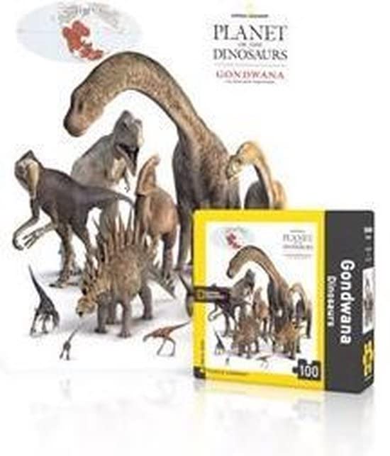 Gondwana Dinosaurs Mini - NYPC National Geographic Collection Mini Puzzle 100 Pieces