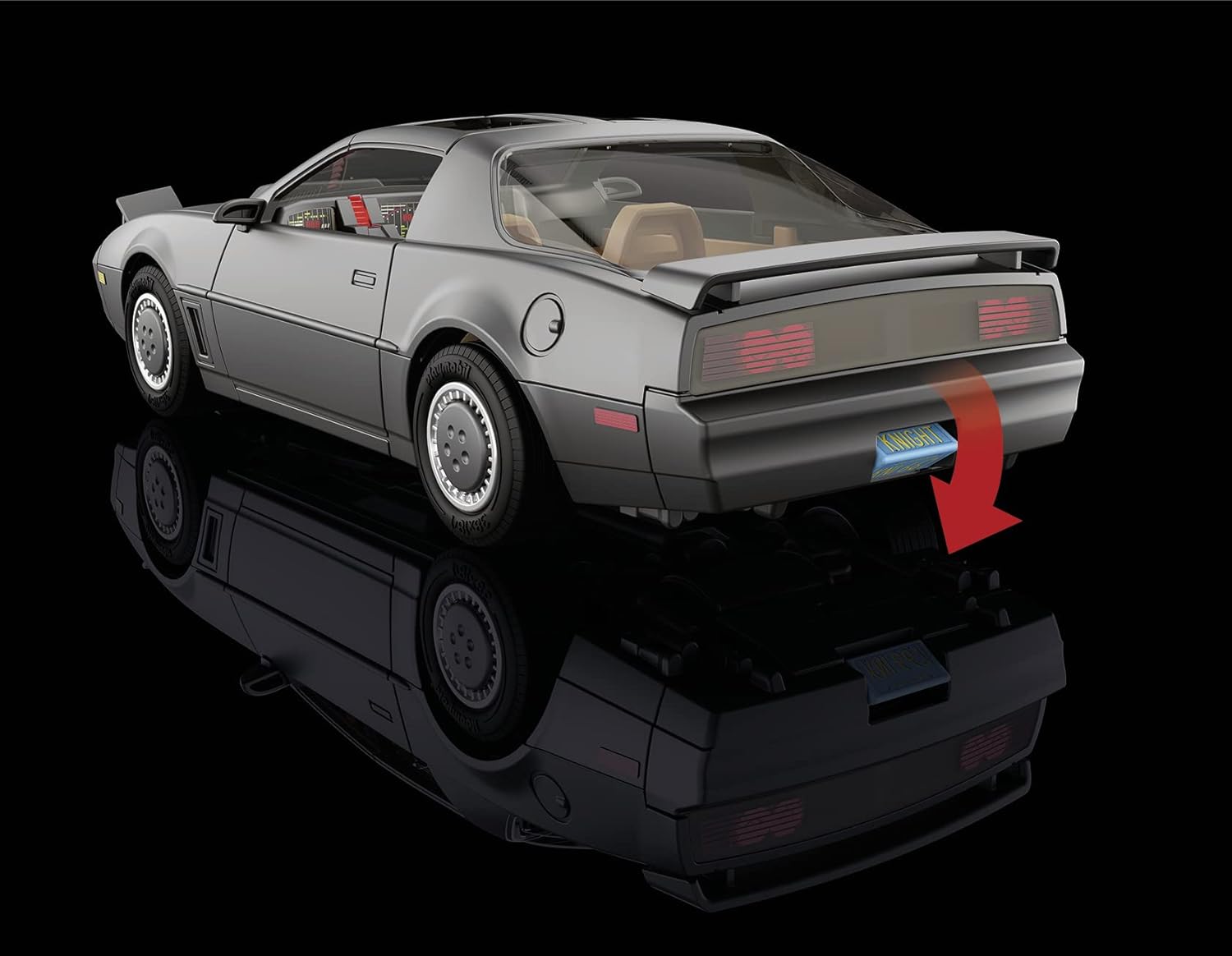 Playmobil 70924 Knight Rider - K.I.T.T., Le véhicule emblématique de la série K2000, pour Les Fans de Knight Rider et Les Enfants, Dès 5 Ans