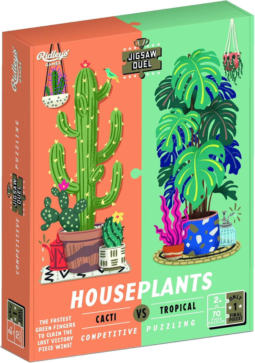Ridley's- Puzzle, 0810073341364, Plantes D'intérieur Cactus Vs Tropical