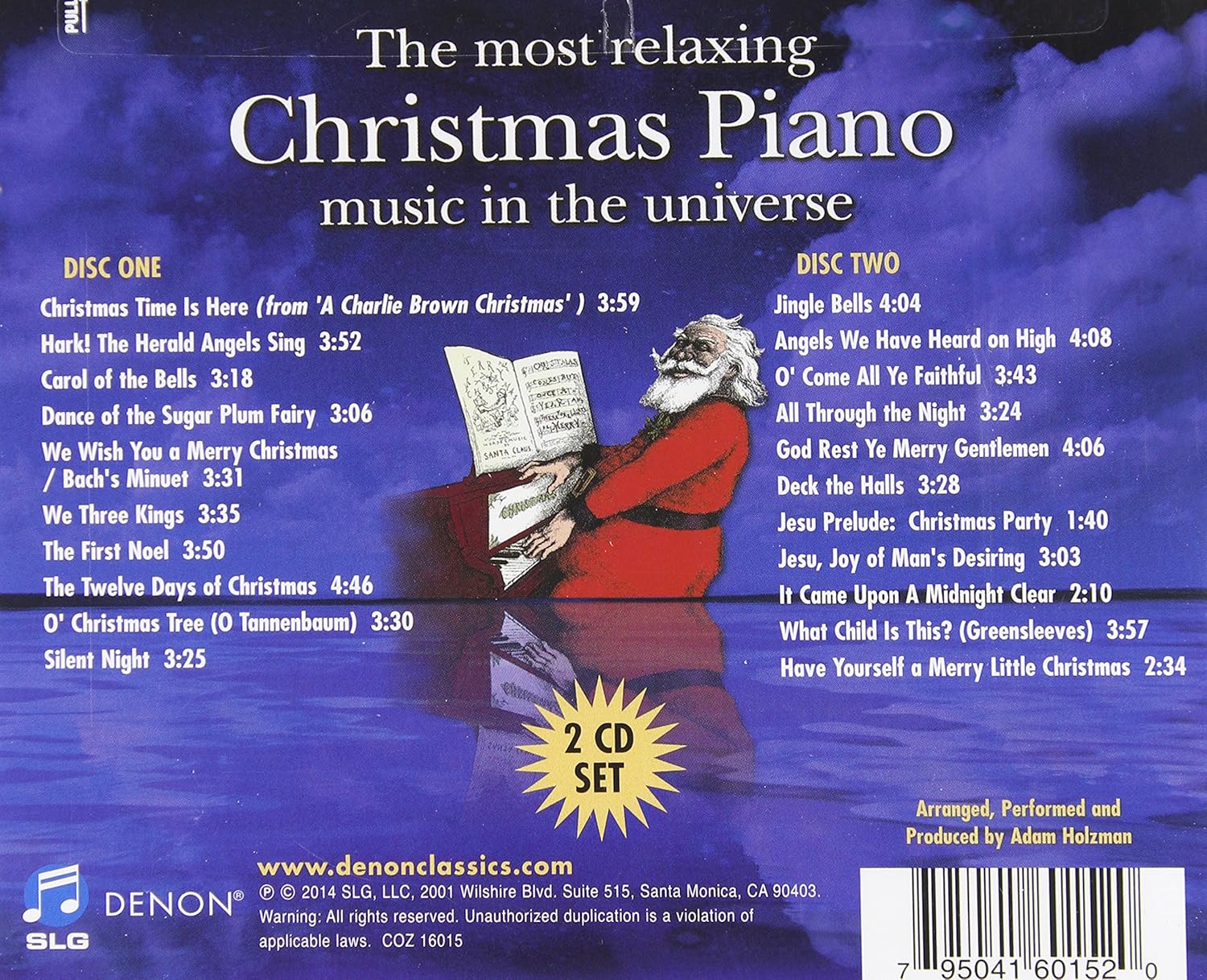 The Most Relaxing Christmas Piano Music In The Universe (2 CD)