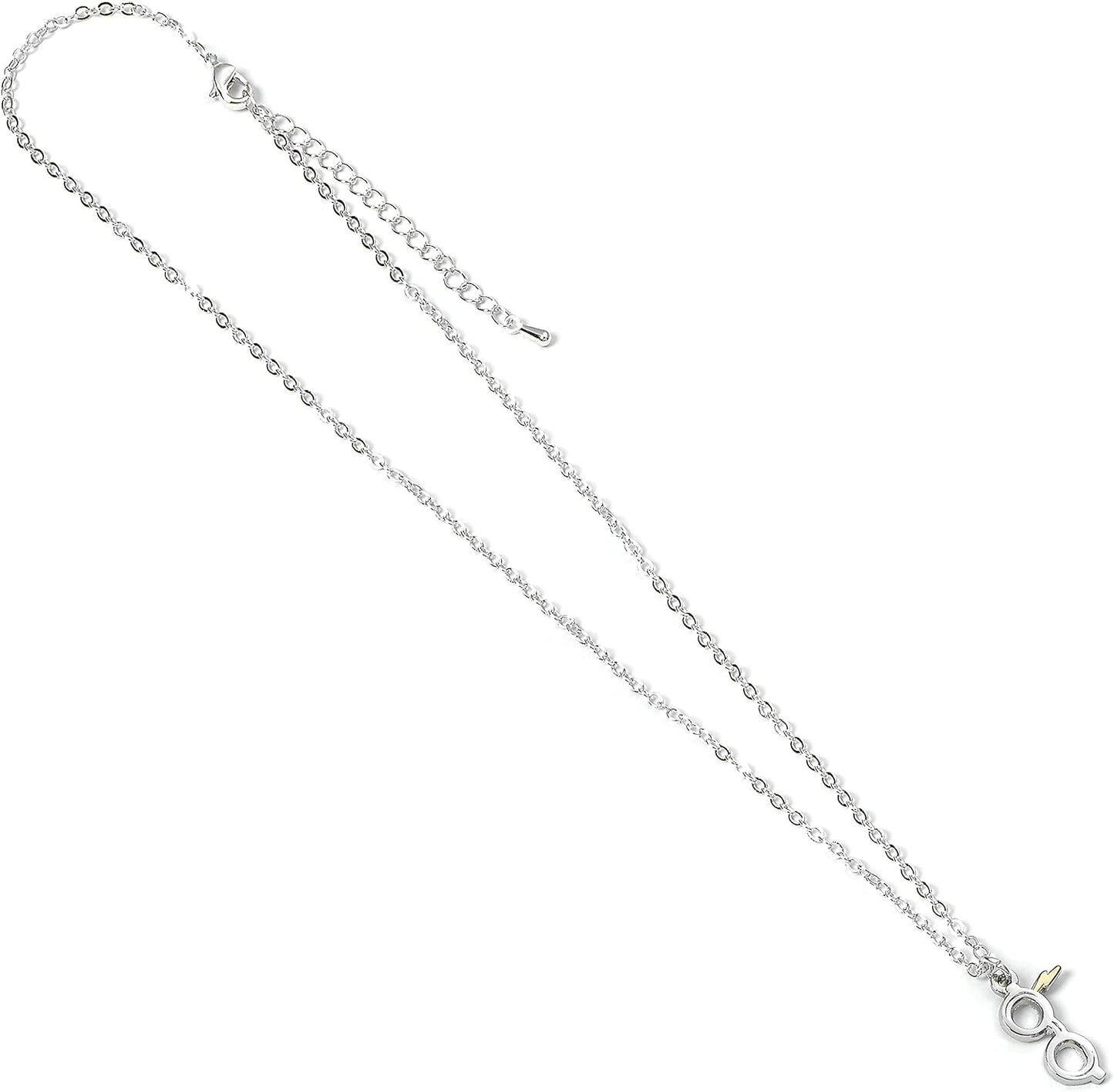 HARRY POTTER - Lightning Bolt & Glasses - Collier plaqué Argent