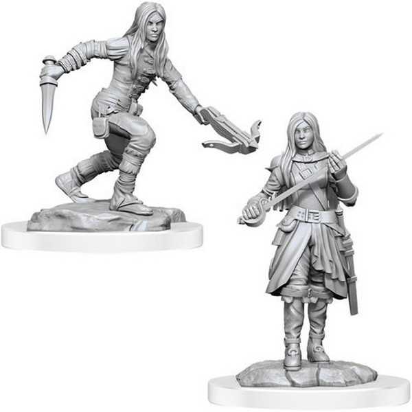 D&D Nolzur's Marvelous Miniatures: medio elfo Rogue Female