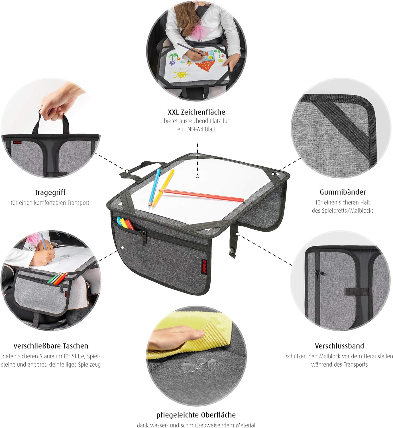 Reer – Drawing Mat (RE86091), Black
