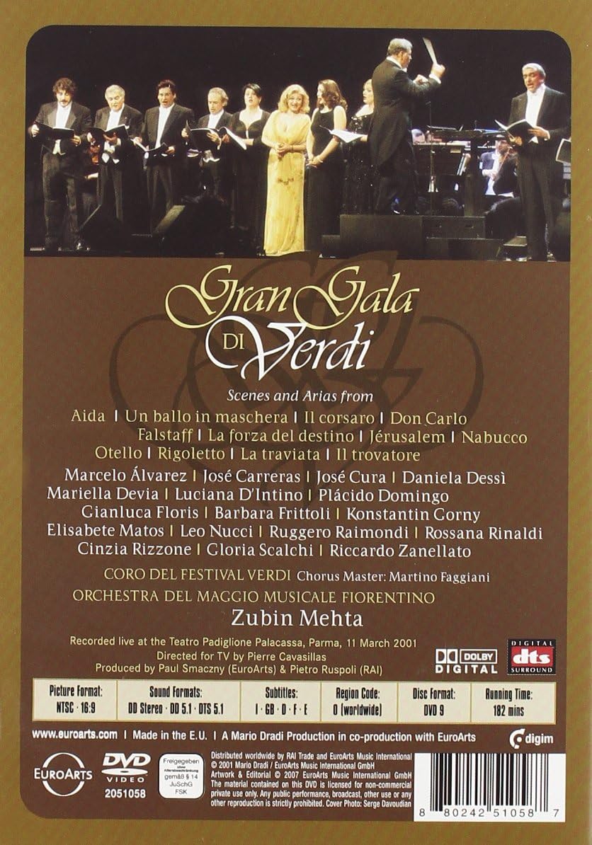 Verdi: Gran Gala Di Verdi (Verdi Festival Chorus)