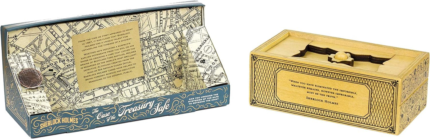 Herrschners-SH4351 Case of The Treasury Safe , Multicolor, único (Professor Puzzle SH0674US