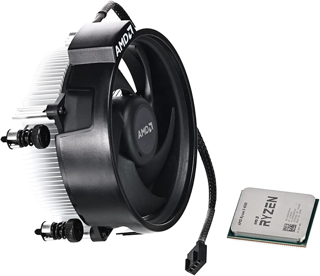 AMD Ryzen 5 4500 Desktop Processor, Black, (6 - Core/12 - Thread, 11 MB Cache, Up to 4.1 GHz Max Boost
