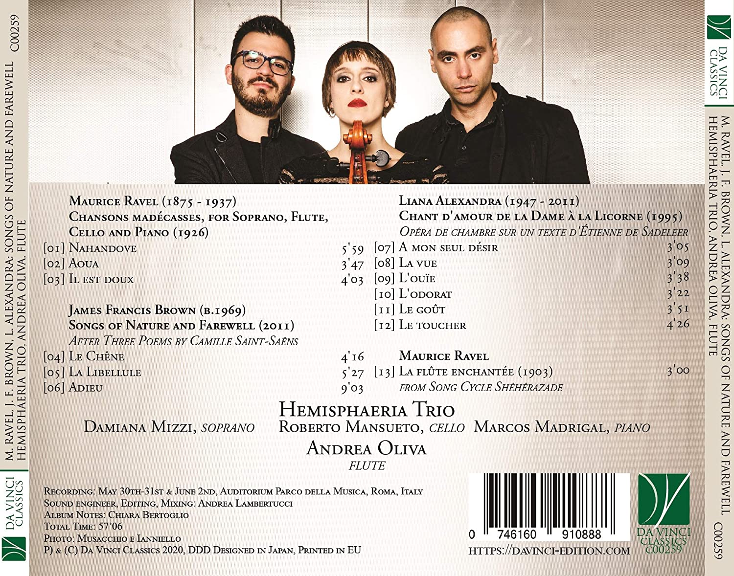 Andrea Oliva: Songs & Chansons