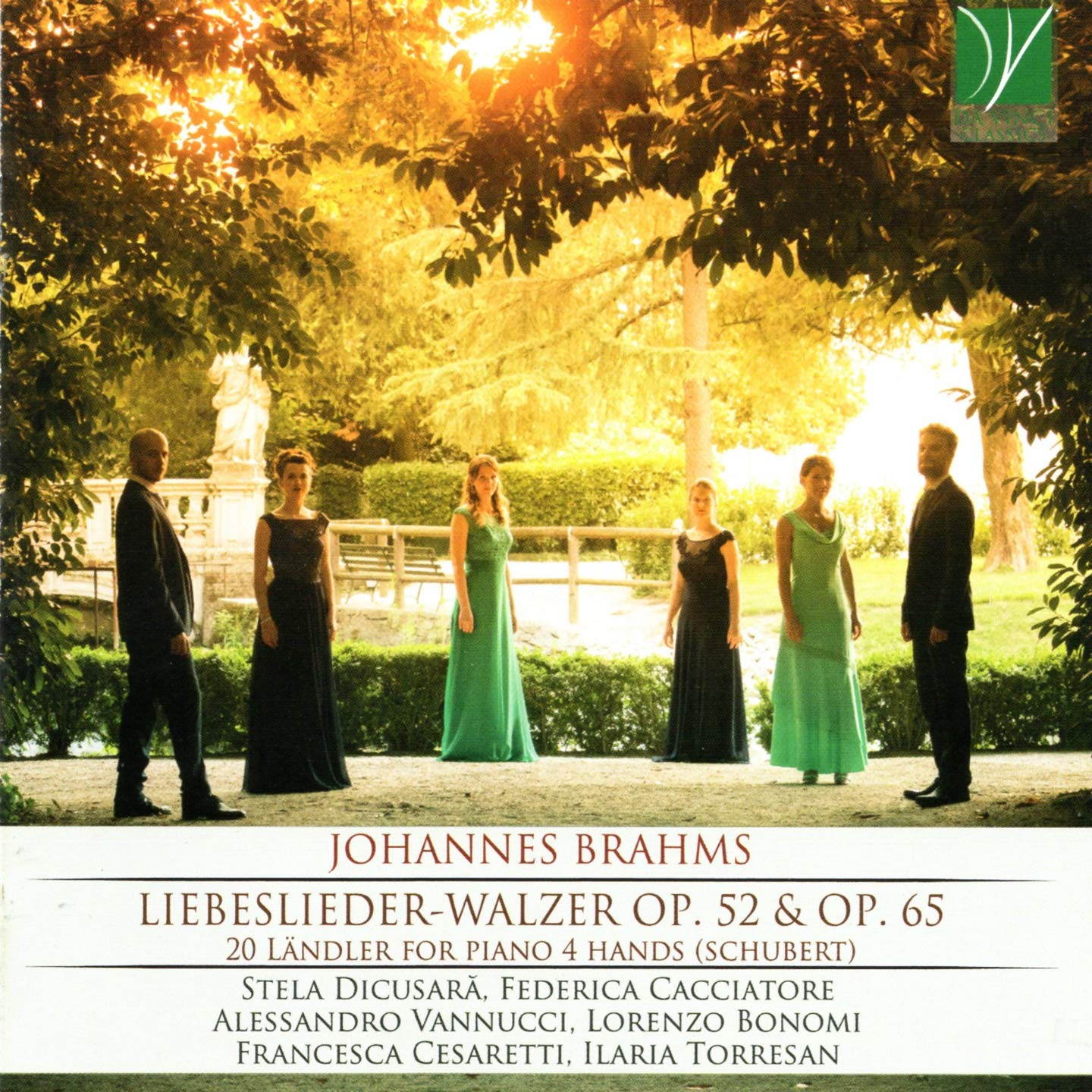 Brahms: Liebeslieder-Walzer Op 52 & Op 65-20 Landler For Piano 4 Hands