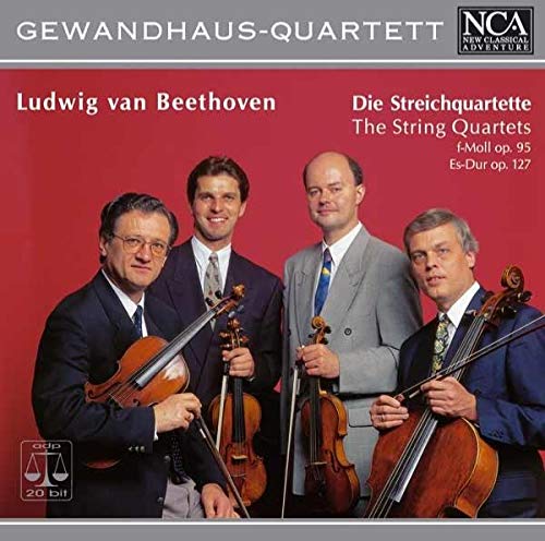 Beethoven String Quartets Opp.95 & 127. Gewandhaus Quartet. Rec. 5/96. Total Time: 58'02'