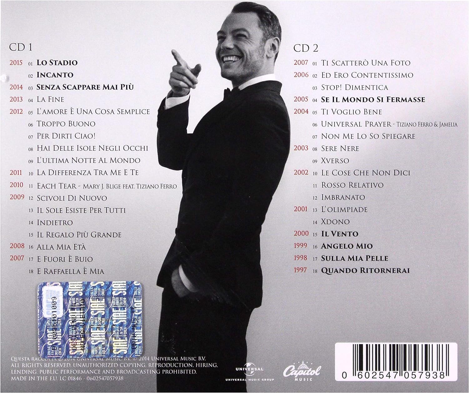 Tzn - The Best Of Tiziano Ferro