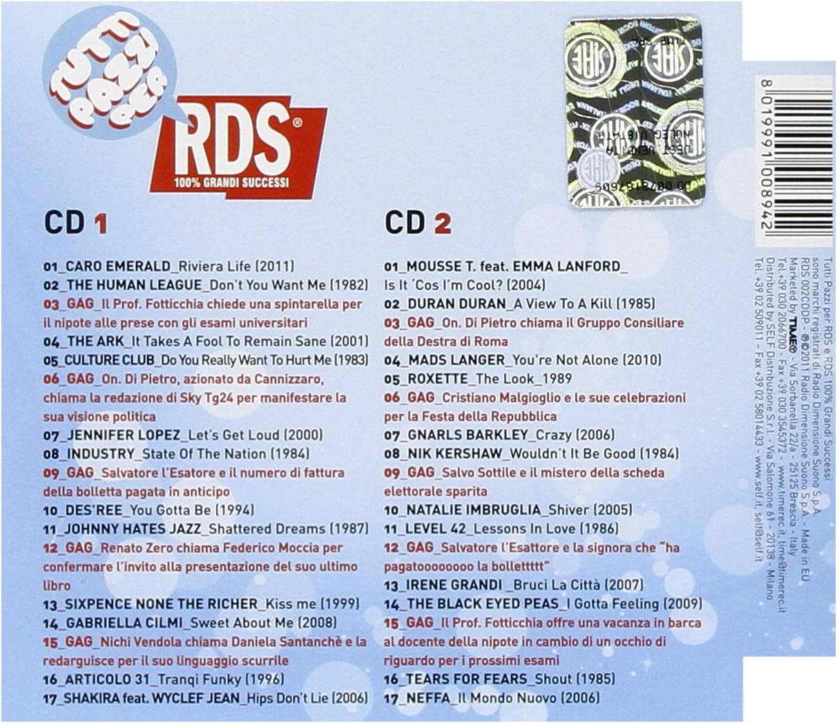 Tutti Pazzi Per Rds-Estate 1980-2011