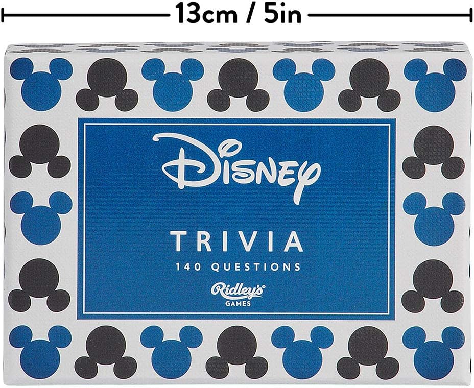 Ridley's DSY002 Disney All Other Trivia Quiz Game, Multi, for 8 years +
