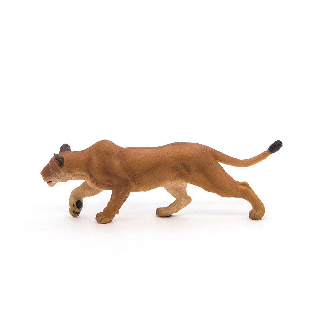 PAPO Wild Animal Kingdom Lioness Chasing Toy Figure, Brown (50251)